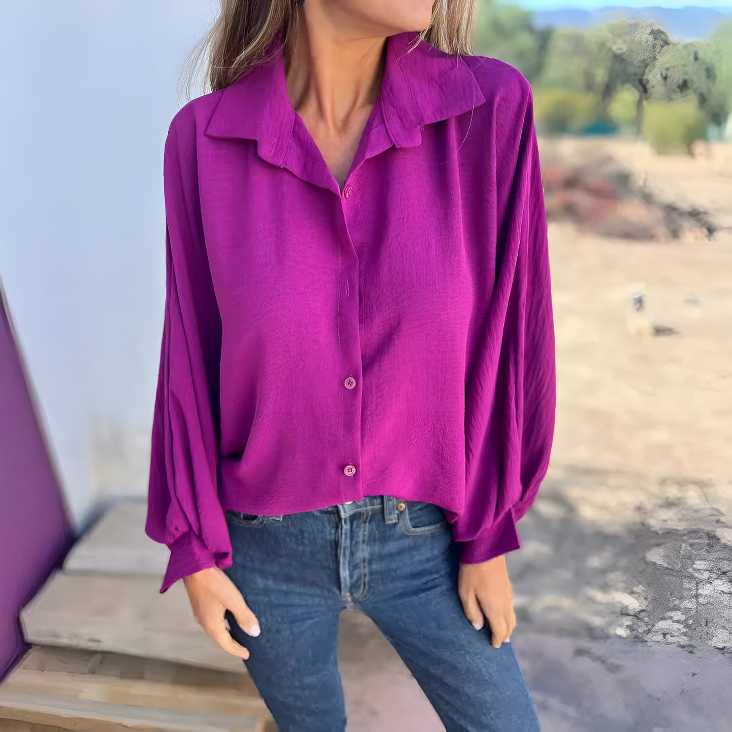 Bibbi™ | Silkeslen elegans i oversized design