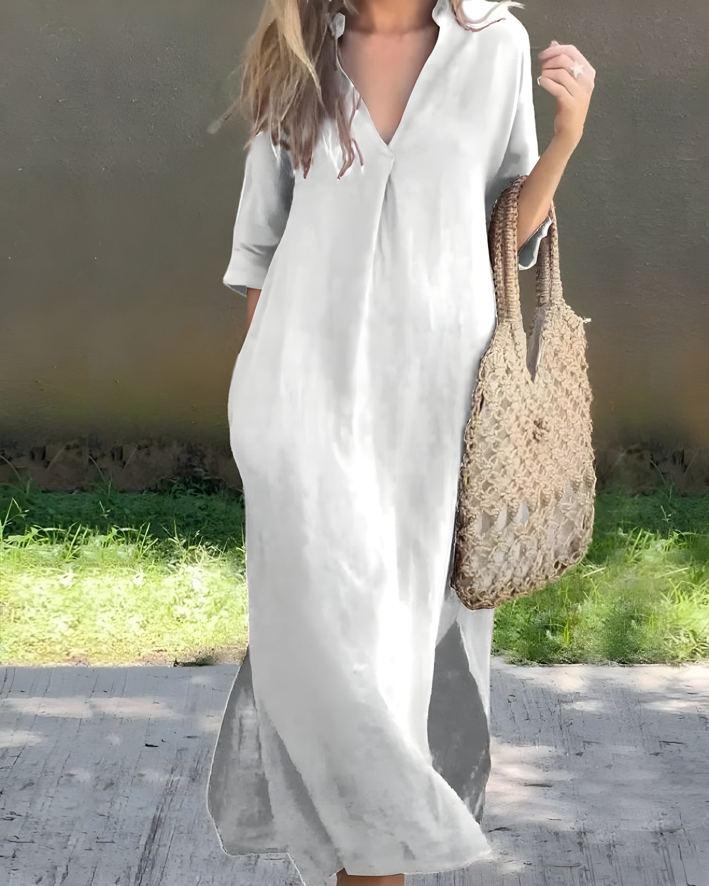 Julia™ | Elegant Linneklänning