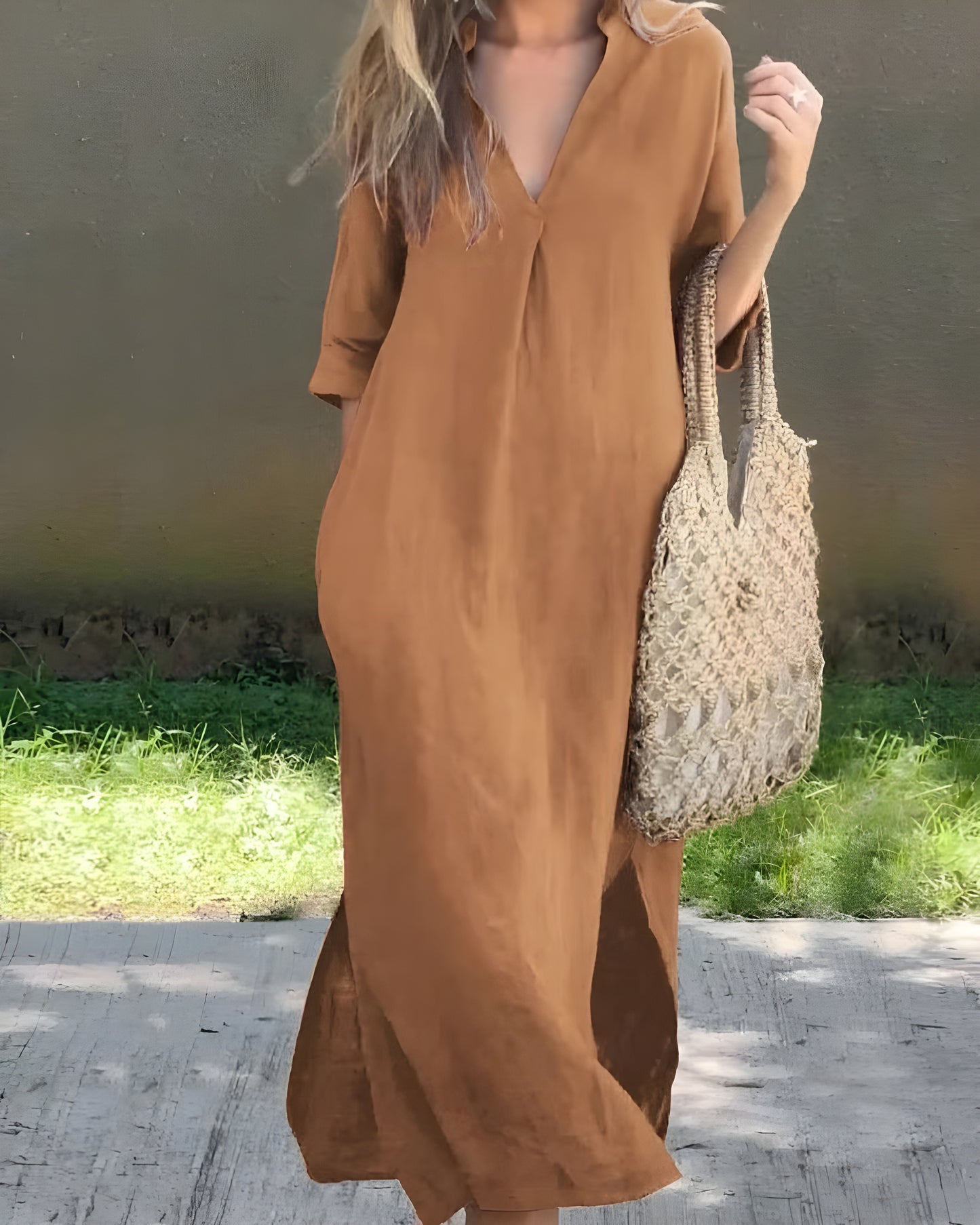 Julia™ | Elegant Linneklänning