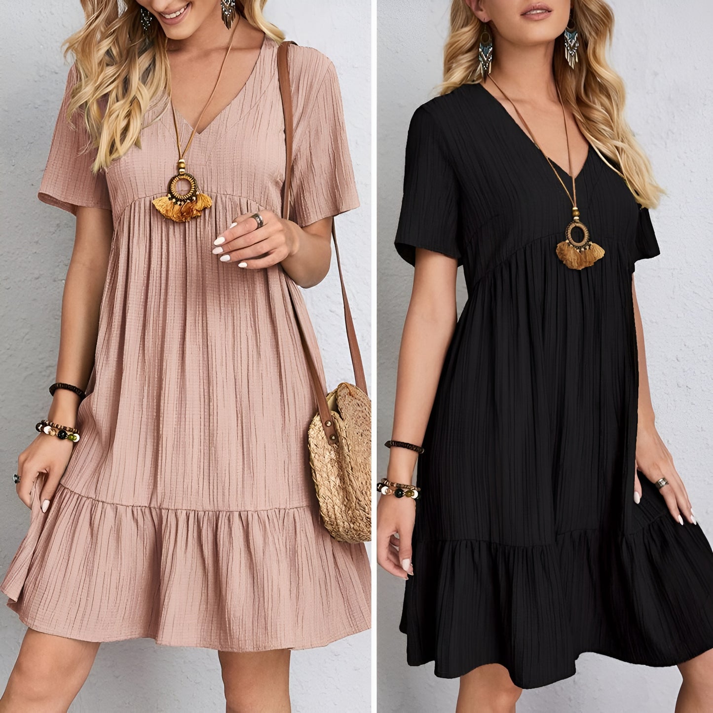 Pippi™ | Elegant avslappnad klänning